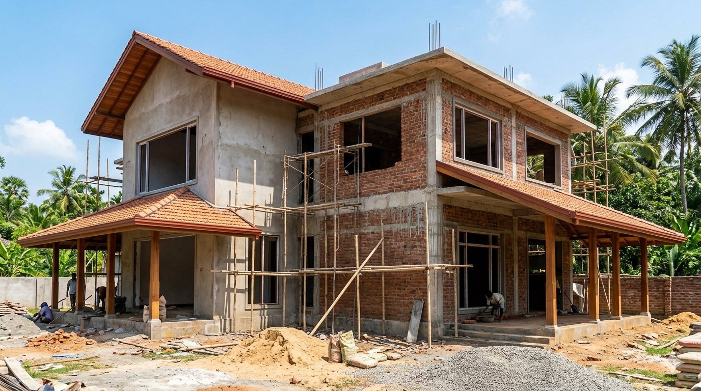 House construction cost per square foot in Sri Lanka 2026