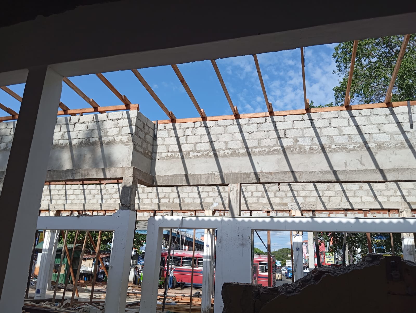 Land and site survey reference used ahead of house construction in Sri Lanka